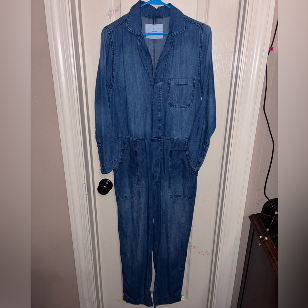 H&M Classic Blue Denim Women's Jumpsuit